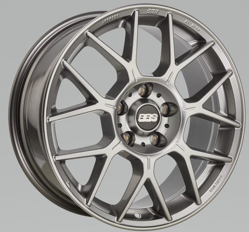 Load image into Gallery viewer, BBS XR 19x8.5 5x112 ET38 Platinum Gloss Wheel -82mm PFS/Clip Required
