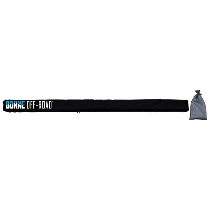 Load image into Gallery viewer, Borne Off-Road Rooftop Awning 93in L x 118in D Grey
