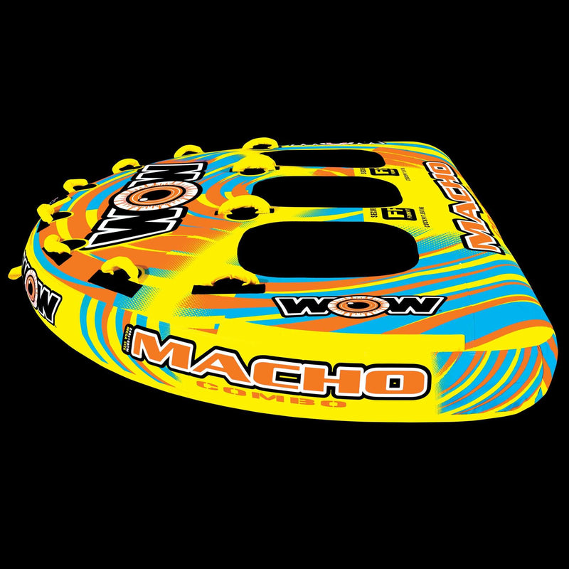 Load image into Gallery viewer, WOW Watersports Macho 1-3 Person Towable Water Tube For Pool and Lake
