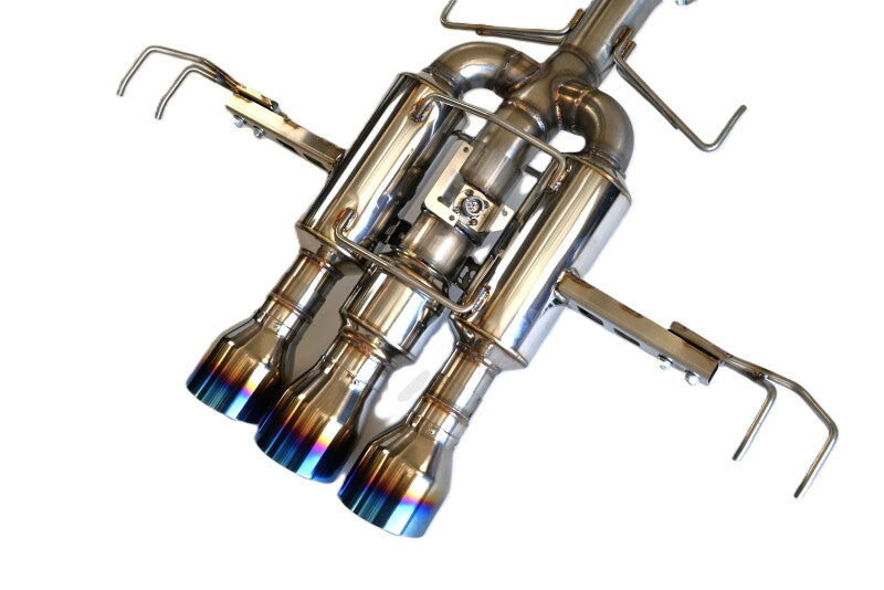 Load image into Gallery viewer, Invidia 22+ HONDA CIVIC TYPE-R FL5 R400 SINGLE LAYER TI TIP FULL CAT-BACK (NON POLISH PIPE)
