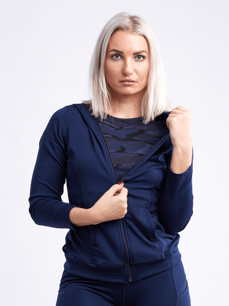 Load image into Gallery viewer, JupiterGear Athletic Fitted Zip-Up Hoodie Jacket with Pockets
