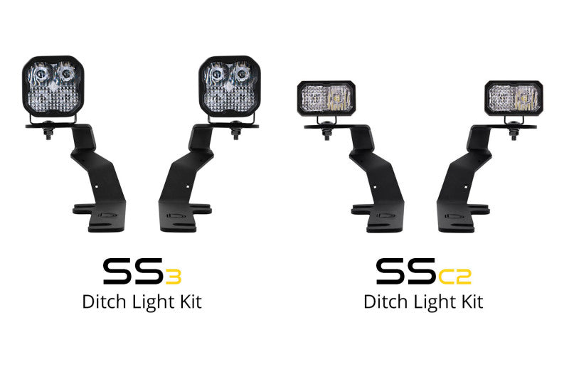 Load image into Gallery viewer, Diode Dynamics 15-20 Ford F-150/Raptor Sport SS3 LED Ditch Light Kit - Yellow Combo
