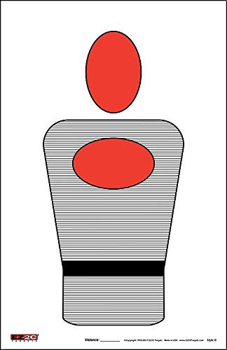 Load image into Gallery viewer, 125 EZ2C Targets Instructors Favorites 5 Styles Paper Targets Bundle 11"x17" USA Made

