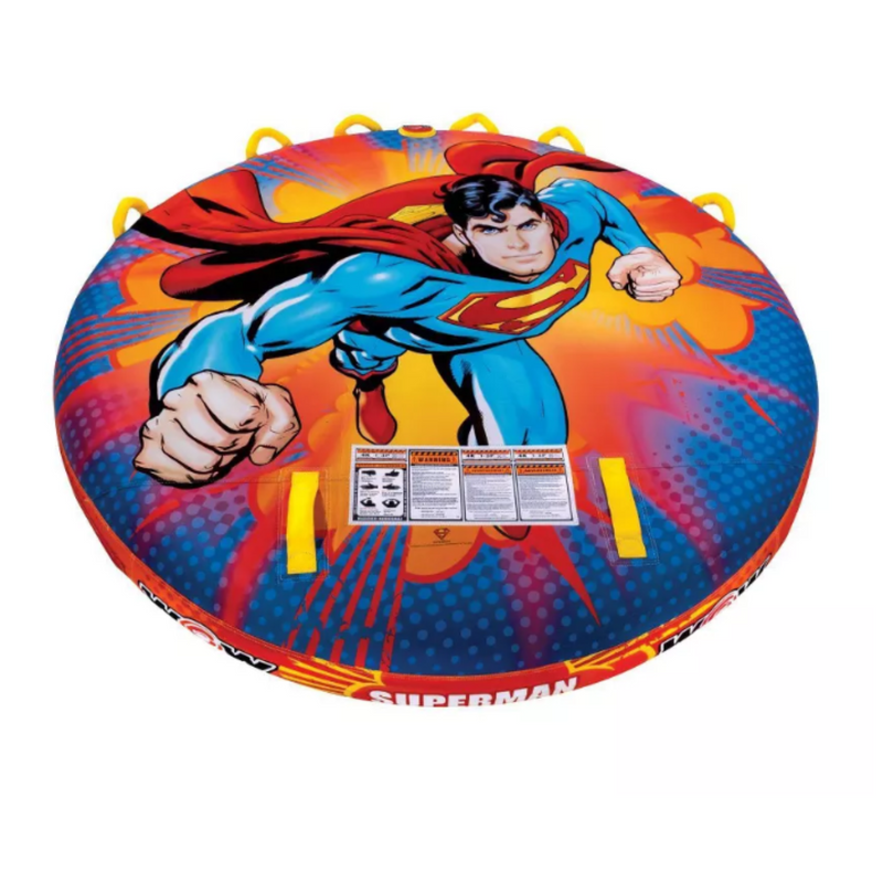 Load image into Gallery viewer, WOW Sports DC Comics Superman 3-Person Soft Top Deck Tube Towable
