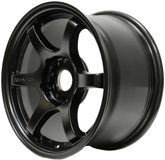 Gram Lights 57DR 15x8.0 +28 4x100 Semi Gloss Black Wheel