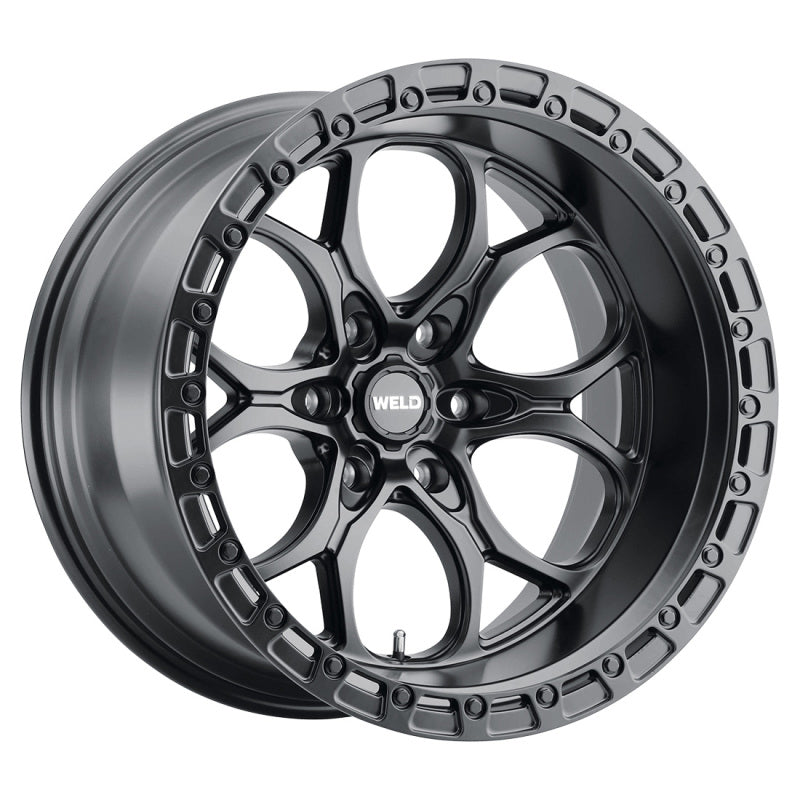 Load image into Gallery viewer, Weld Off-Road W108 20X10 Ledge 6X135 ET-18 BS4.75 Satin Black / Black Ring 87.1
