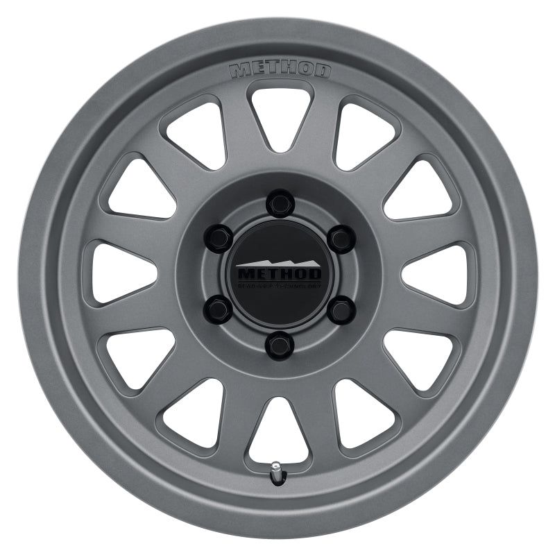 Load image into Gallery viewer, Method MR704 16x8 0mm Offset 6x5.5 106.25mm CB Matte Titanium Wheel
