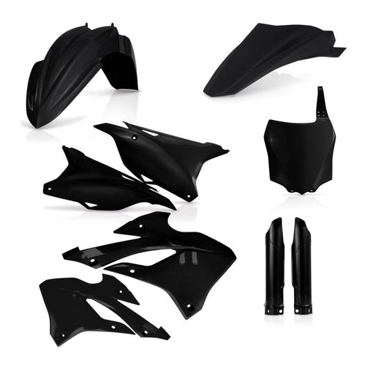 Acerbis 22-23 Kawasaki KX85/112 Full Plastic Kit - Black 2936130001