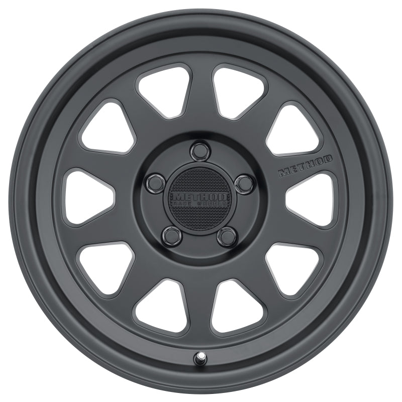Load image into Gallery viewer, Method MR316 17x8.5 0mm Offset 5x5 71.5mm CB Matte Black Wheel

