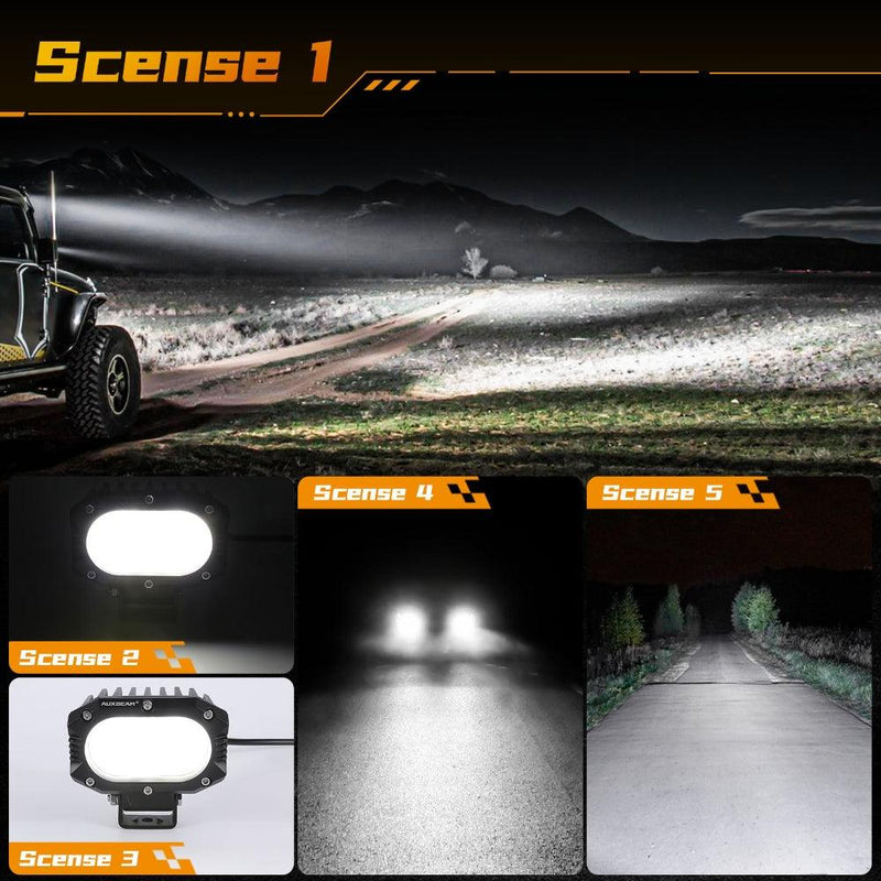 Load image into Gallery viewer, R4 Series | 4 Inch 60W Spot Beam LED Pods Light White Driving Light
