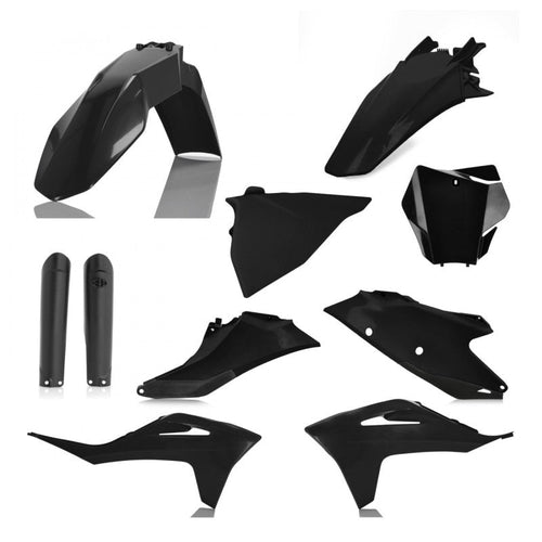 Acerbis 21-23 GasGas MC125/250F/450F/ EX300/250F/350F/450F Full Plastic Kit - Black 2872790001