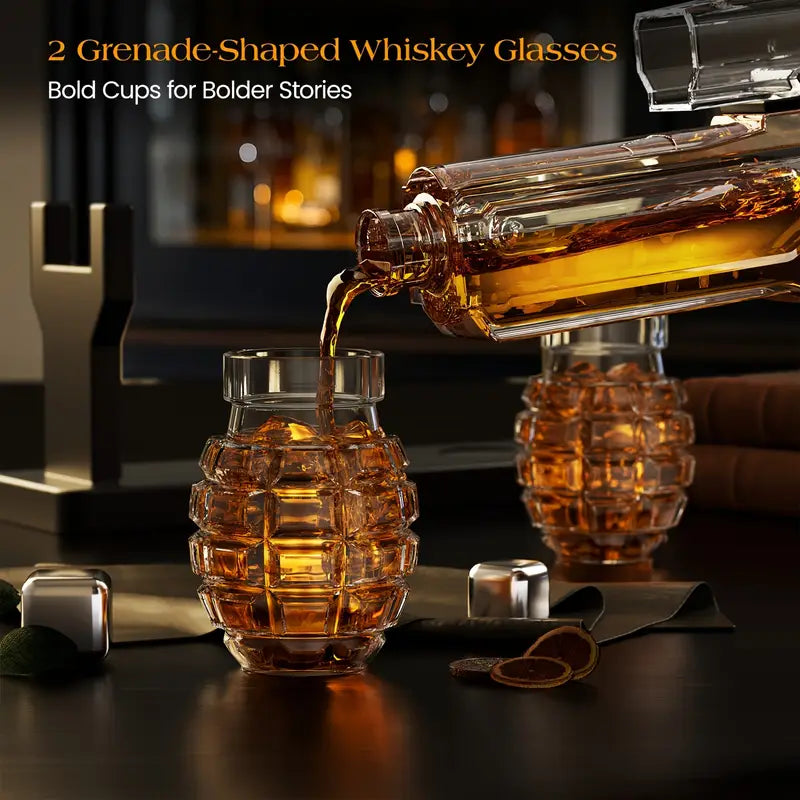 Load image into Gallery viewer, Sniper Whiskey Decanter Set
