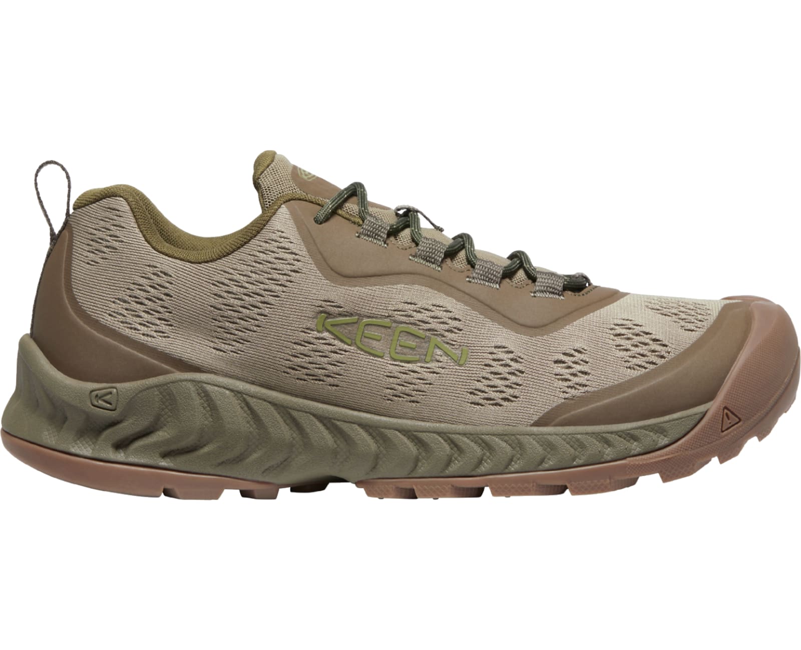Men's Keen Nxis Speed, Canteen/Brindle, 7 D Medium - Skoutley Outdoors LLC