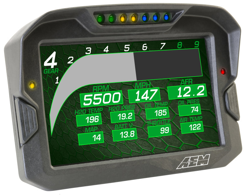 Load image into Gallery viewer, AEM Electronics Digital Dash, CD-7LG, Carbon Housing, Data Logging, GPS, CAN Bus, Kit
