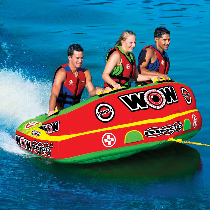 Load image into Gallery viewer, WOW Watersports Bingo 1-3 Person Towable Water Tube
