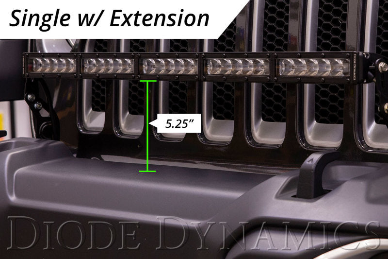 Load image into Gallery viewer, Diode Dynamics 18-21 Jeep JL Wrangler/Gladiator SS30 Bumper Bracket Kit - Amber Driving Dual

