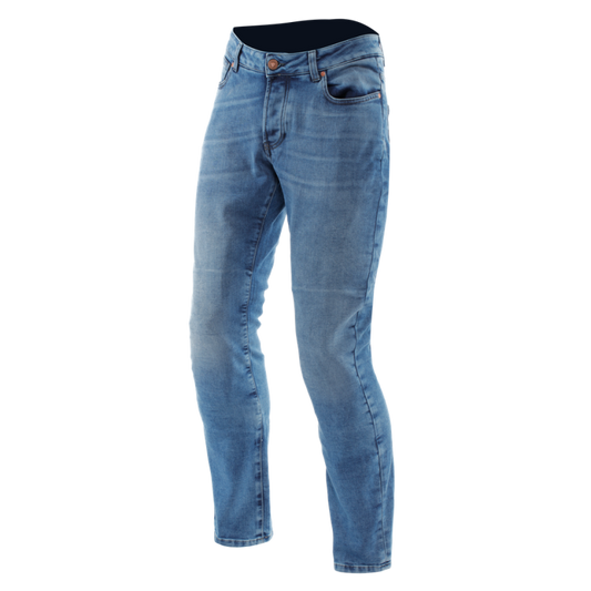 Dainese 5-Pocket Denim Regular Tapered Pants Light Blue Size - 30