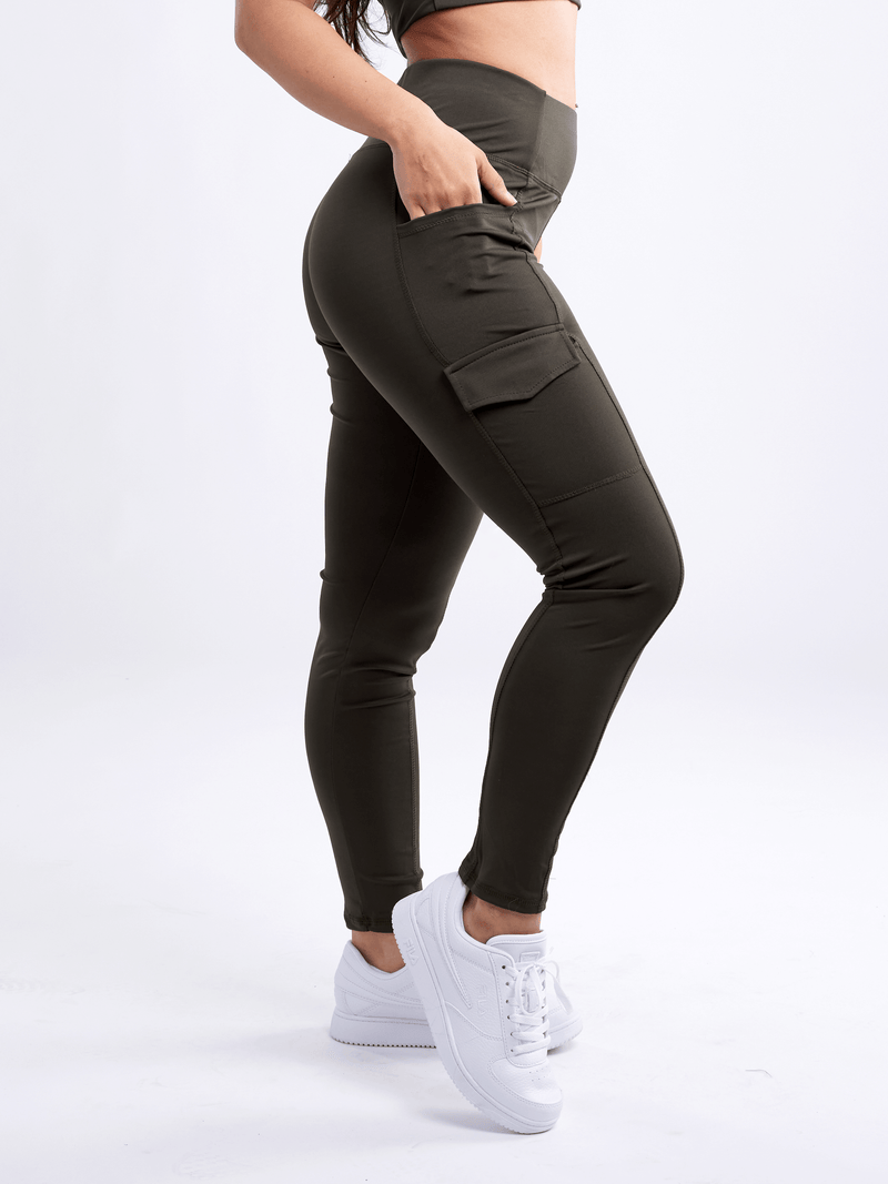 Load image into Gallery viewer, JupiterGear High-Waisted Leggings with Side Cargo Pockets
