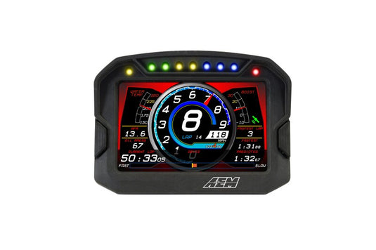 AEM CD-5G Carbon Digital Dash Display w/ Interal 10Hz GPS & Antenna 30-5602