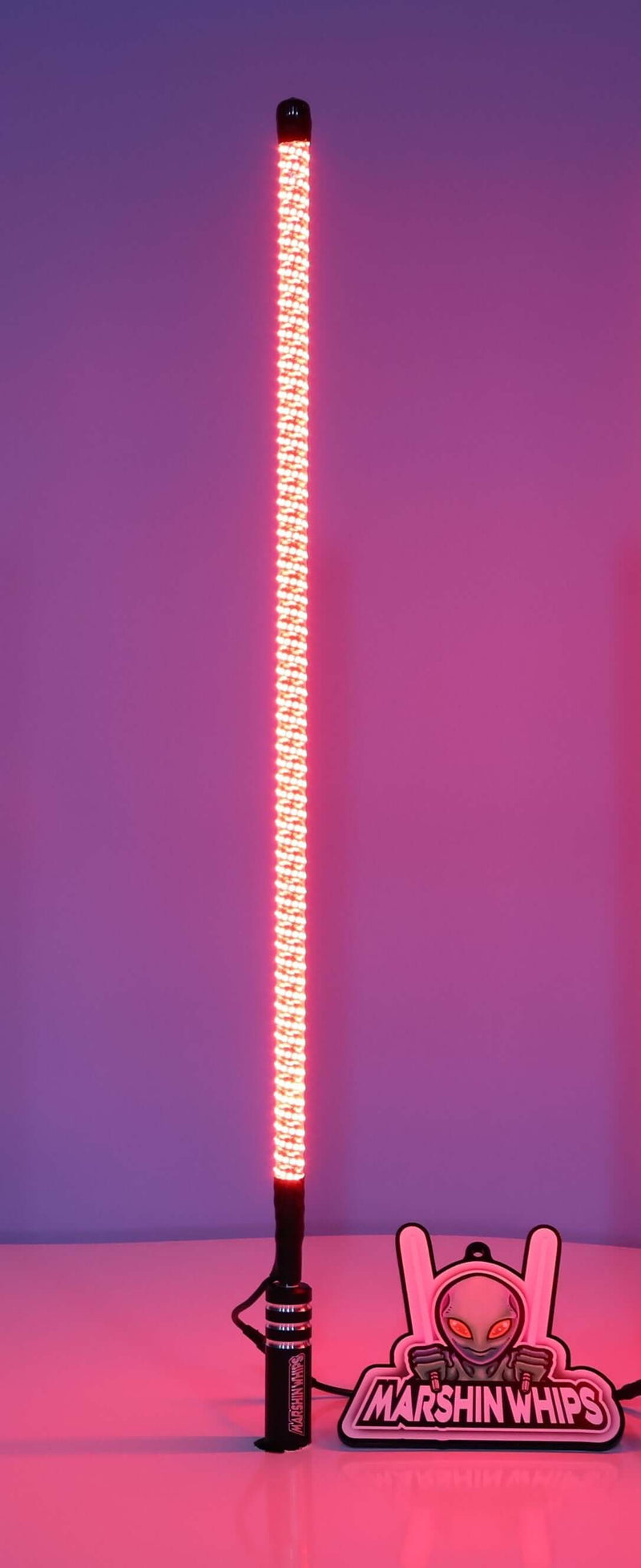 Load image into Gallery viewer, V2 Black Out LED Whip: The Ultimate Stealth Single
