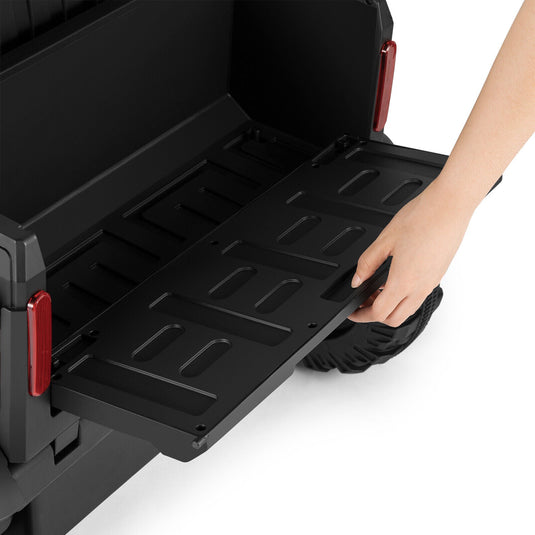 Camo Pink Ride-On Tractor with Trailer, Dump Bed, Bluetooth, and Remote Control - 3 Speed Options