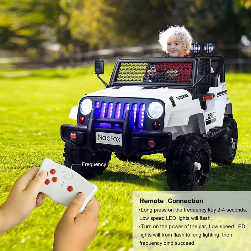 Load image into Gallery viewer, Camouflage Remote Control Ride-On Car with Spring Suspension for Kids
