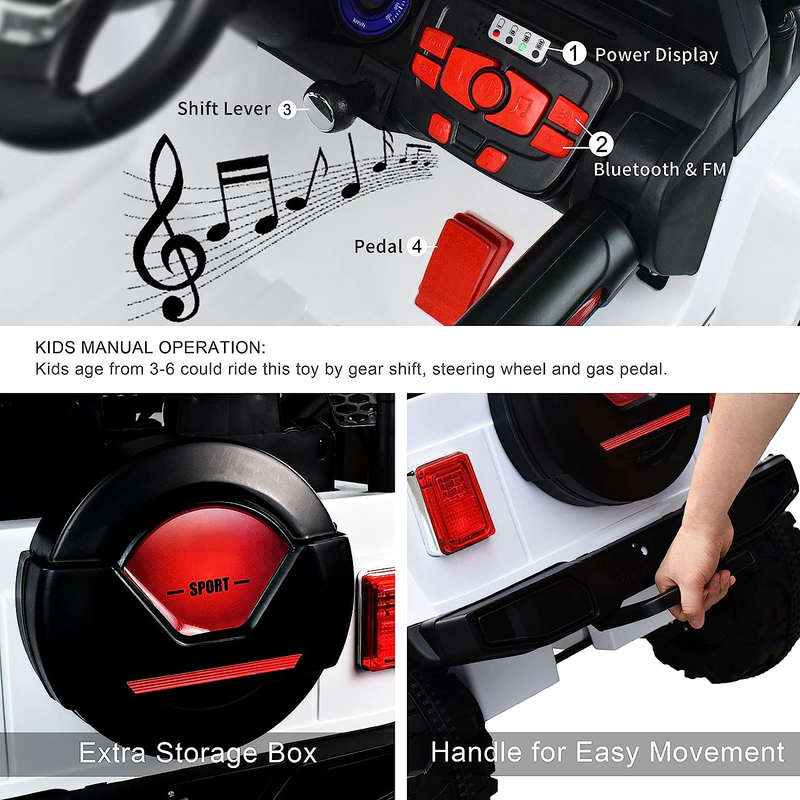 Load image into Gallery viewer, Camouflage Remote Control Ride-On Car with Spring Suspension for Kids
