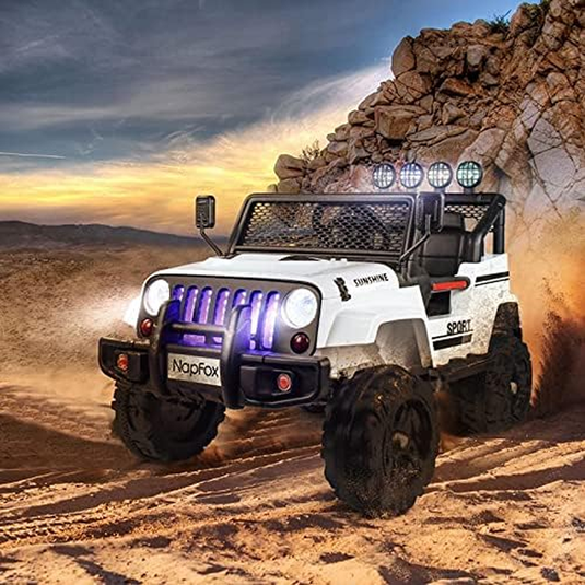 Camouflage Remote Control Ride-On Car with Spring Suspension for Kids