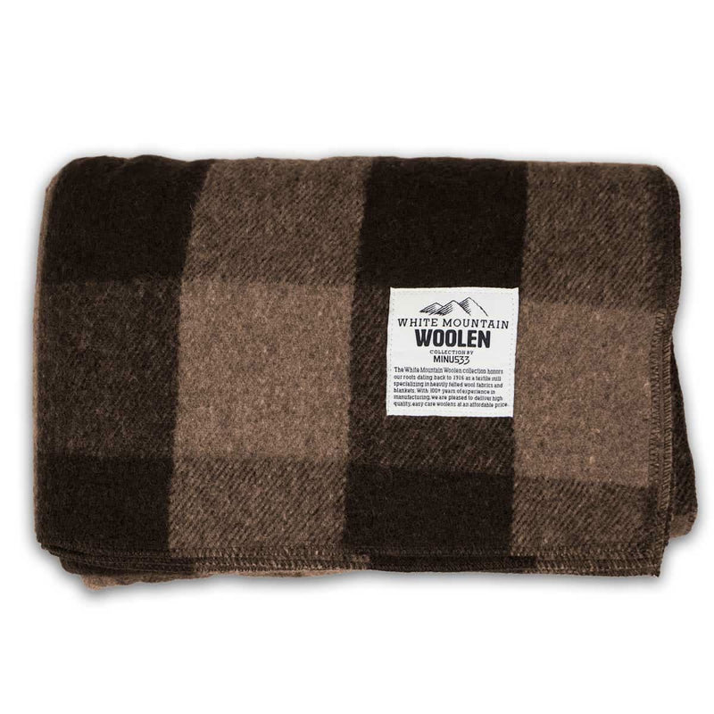 Load image into Gallery viewer, Wool Throw Blanket - White Mountain Woolen
