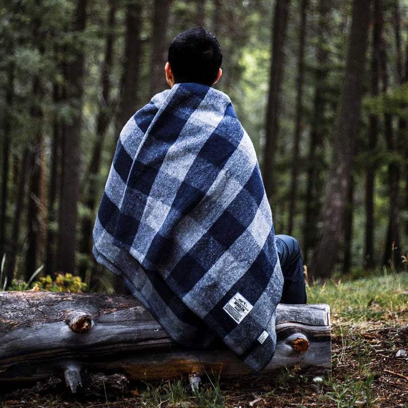Load image into Gallery viewer, Wool Throw Blanket - White Mountain Woolen
