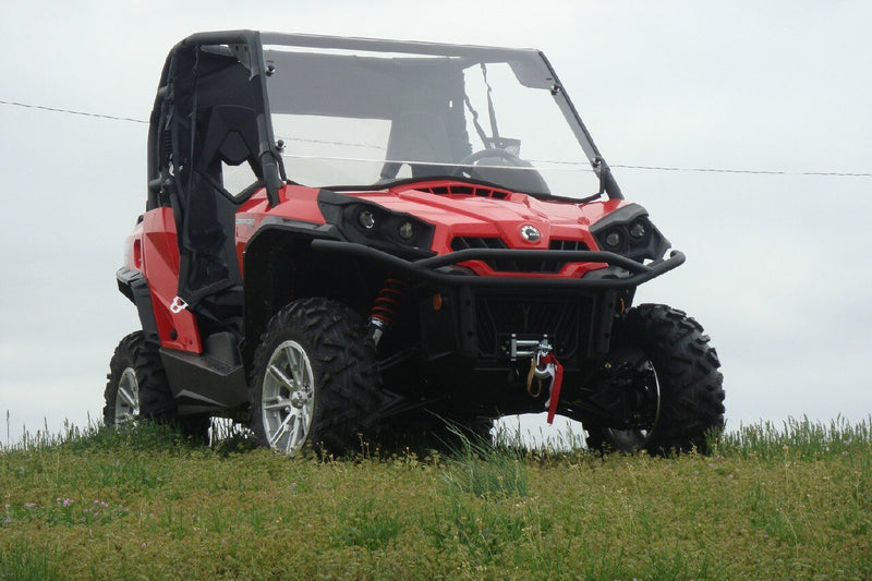 Load image into Gallery viewer, Can-Am Commander - 2 Pc Scratch-Resistant Windshield w/Vent and Clamp Options
