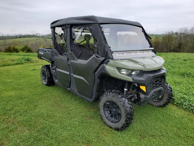 Load image into Gallery viewer, Can-Am Defender Max 4 - Full Cab Enclosure For Hard Windshield (Half Doors)
