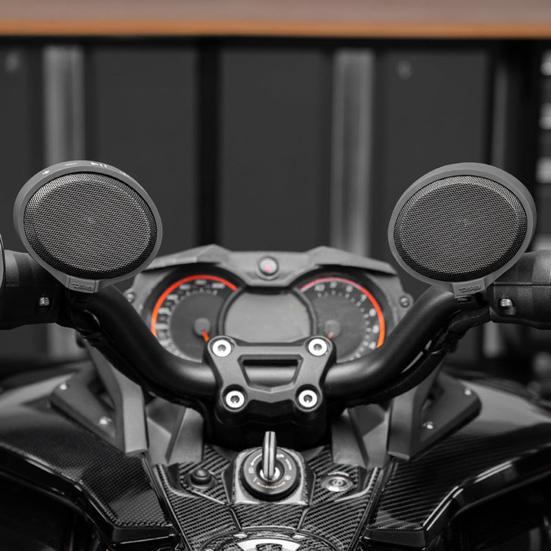 Load image into Gallery viewer, Amplified Handlebar Mounted Bluetooth Speaker System for Can-Am Ryker &amp; Spyder Motorcycles
