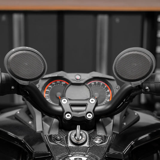 Amplified Handlebar Mounted Bluetooth Speaker System for Can-Am Ryker & Spyder Motorcycles