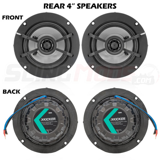 2020-2025 Can-Am Spyder RT Limited 800watt 6-Speaker Plug-&-Play Audio Kit