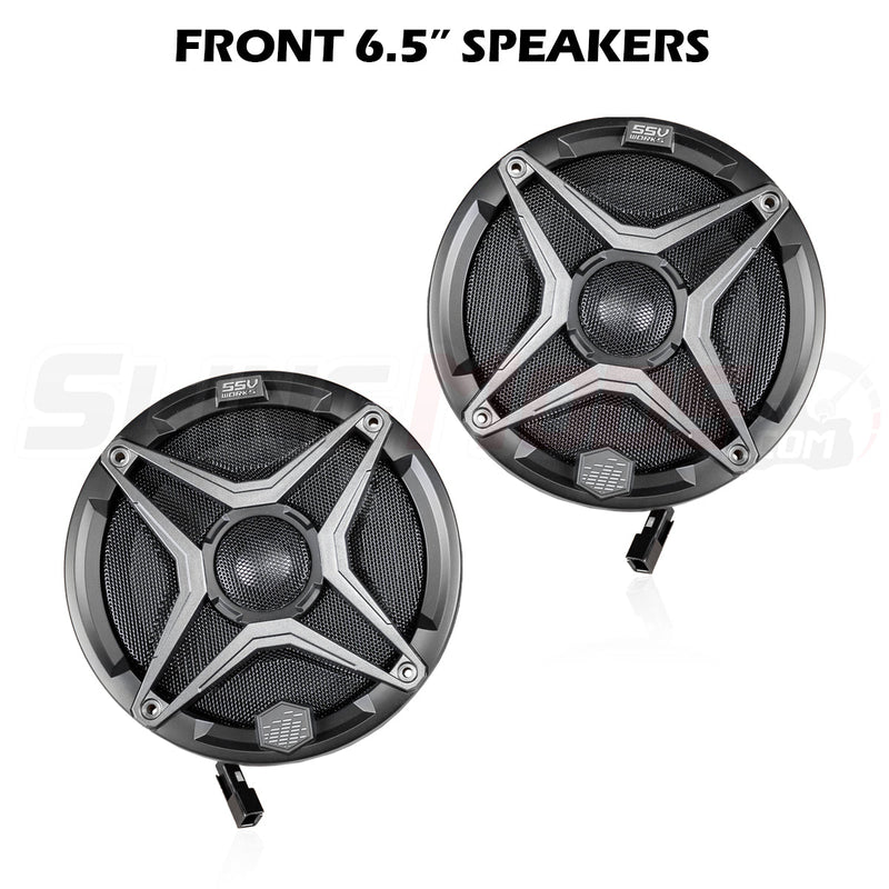 Load image into Gallery viewer, 2020-2025 Can-Am Spyder RT Limited 800watt 6-Speaker Plug-&amp;-Play Audio Kit
