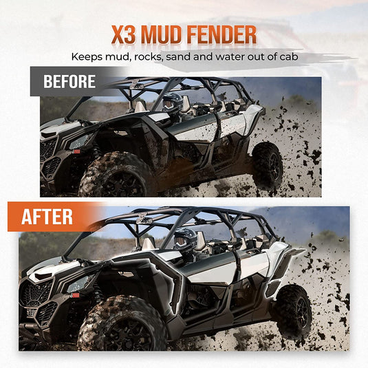 Fender Flares & Nerf Bars For Can-Am Maverick X3