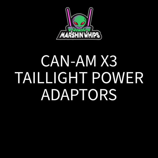 Marshin Whips Can-Am X3 Taillight Power Adaptor | Plug and Play