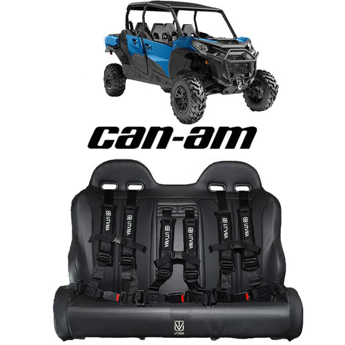 Commander Max Rear Bench Seat (2021-2025) W Harnesses