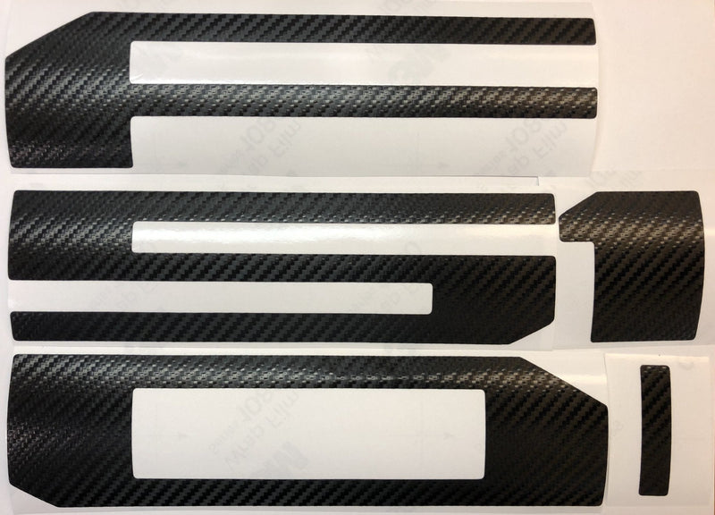 Load image into Gallery viewer, Carbon Fiber Textured Vinyl Decals for 2018-2026 F-150 Tailgate
