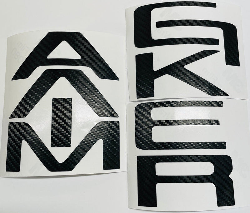 Load image into Gallery viewer, Carbon Fiber Textured Vinyl Decal Letter Inserts for 2022-2026 Maverick Tailgate
