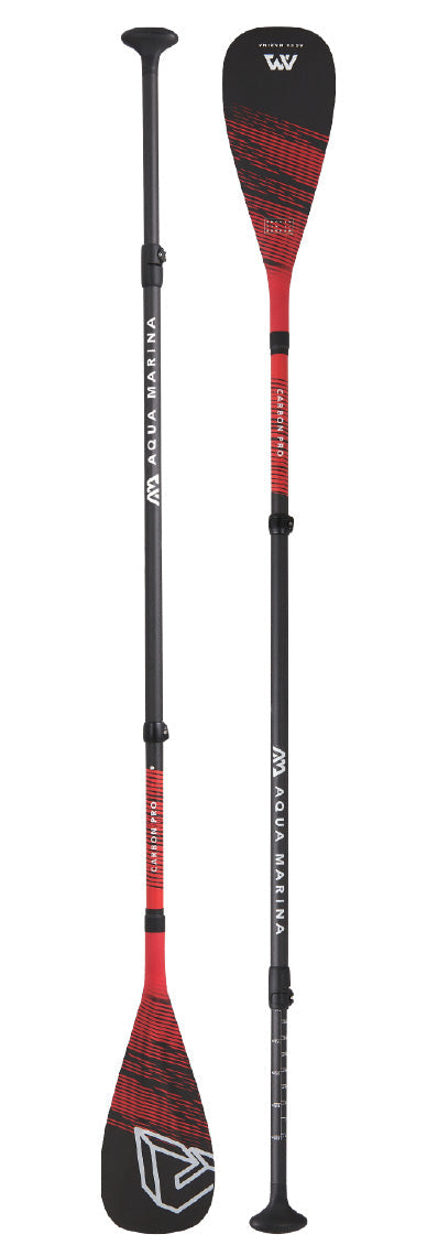 Load image into Gallery viewer, Aqua Marina Carbon Pro Fiberglass SUP Paddle (3-Section)
