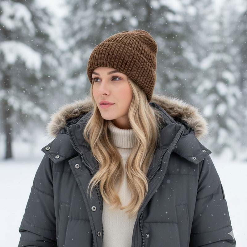 Load image into Gallery viewer, Cardigan Knit Beanie
