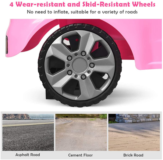 Carrito de Empuje para Niños con Bocina y Almacenamiento Musical