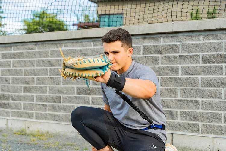 Load image into Gallery viewer, Catcher's Resistance Training (CRT) Belt + Catcher's Zone Mat Bundle
