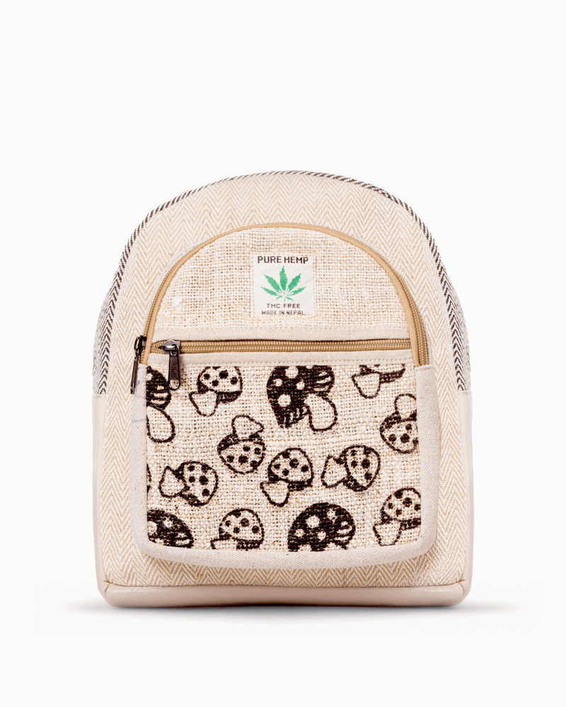 Load image into Gallery viewer, Kathmandu Collection Mini Hemp Mushroom Backpack
