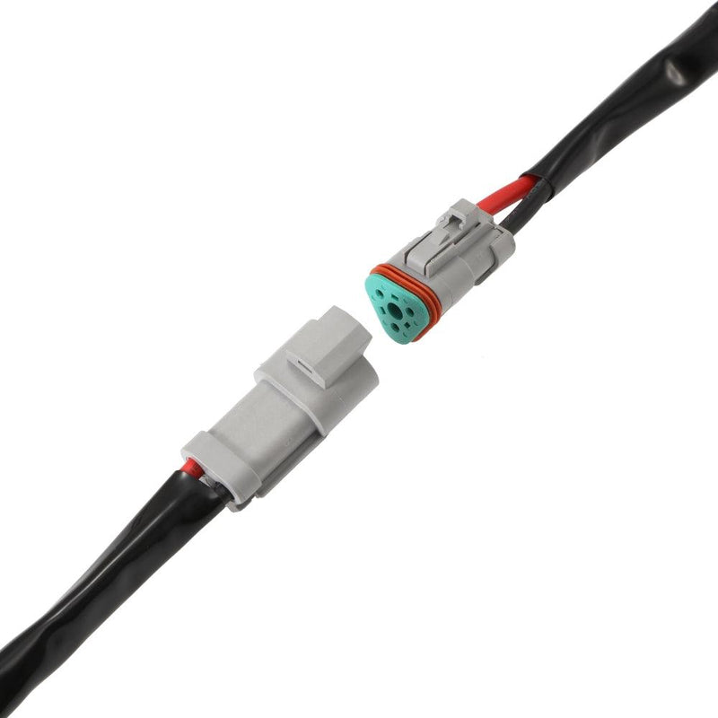 Load image into Gallery viewer, 8-LED Pod Light Power Wiring Harness Kit with 3 PIN DT Plug
