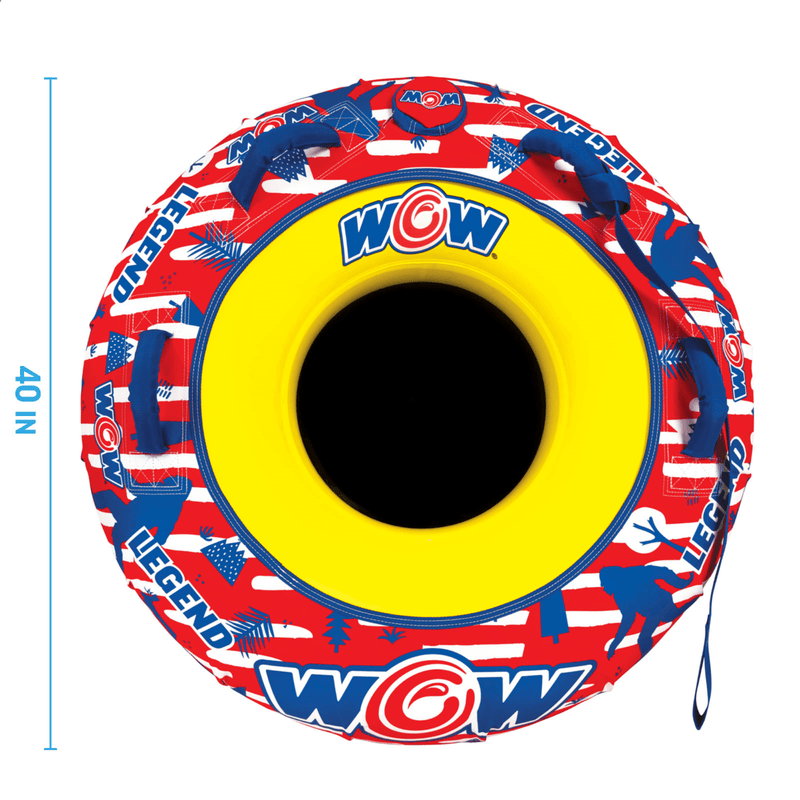 Load image into Gallery viewer, WOW Watersports Legend Hard-Bottom Snow Tube
