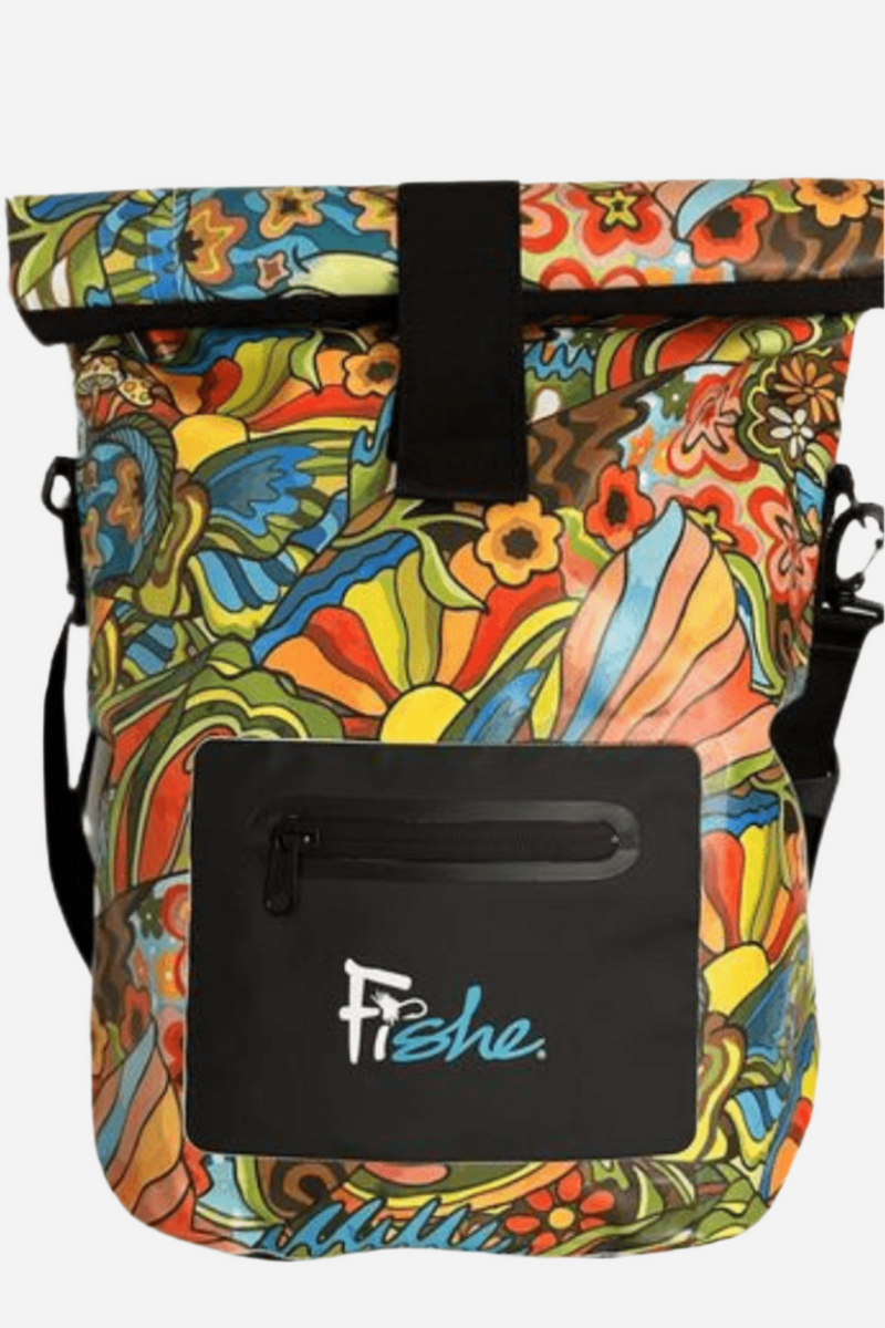Load image into Gallery viewer, Boho Bass Roll Tote Dry Bag
