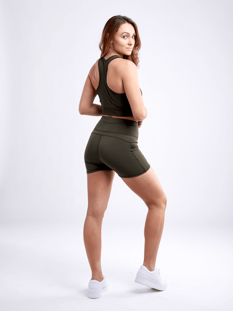 Load image into Gallery viewer, JupiterGear Racerback Lightweight Training Crop Tank Top
